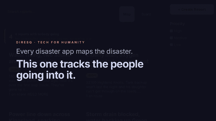 A responder goes quiet, the accountability board turns red, and a report files itself